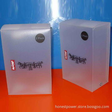 Plastic Favor Box with Perfect Printing, Made of Clear PP, Customized Sizes/Designs Welcomed